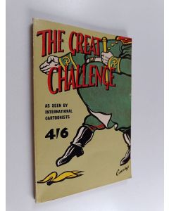 Kirjailijan Josef Josten käytetty kirja The great challenge as sen by international cartoonists