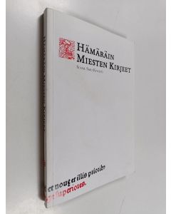 käytetty kirja Hämäräin miesten kirjeet