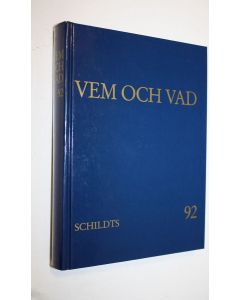 käytetty kirja Vem och vad 1992 : biografisk handbok