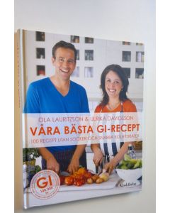 Kirjailijan Ola Larritzson käytetty kirja Våra bästa gi-recept