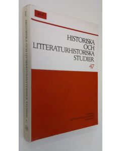 Kirjailijan Torsten Steinby käytetty kirja Historiska och litteraturhistoriska studier 47