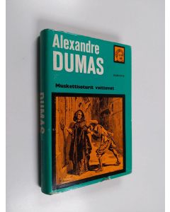 Kirjailijan Alexandre Dumas käytetty kirja Muskettisoturit voittavat