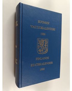 käytetty kirja Suomen valtiokalenteri 1986 = Finlands statskalender 1986