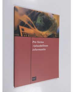 käytetty kirja Pro forma -taloudellinen informaatio