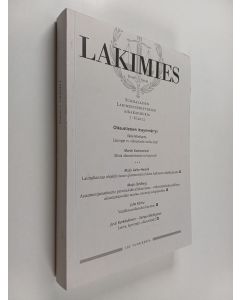 käytetty kirja Lakimies 7-8/2022 : Suomalaisen lakimiesyhdistyksen aikakauskirja