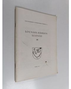 käytetty teos Lounais-Hämeen luonto 15
