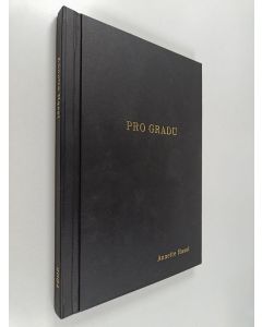 Kirjailijan Annette Hasel käytetty kirja Kysely- ja haastattelututkimus eläkeikäisen kuulokojeen käytön mittareina