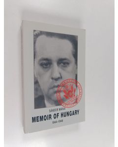 Kirjailijan Sandor Marai käytetty kirja Memoir of hungary : 1944-1948
