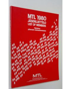 käytetty kirja MTL 1980 jäsenluettelo : Ydintietoa pätevistä mainostoimistoista