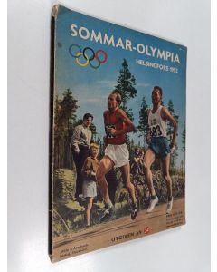 Kirjailijan Tore Nilsson käytetty kirja Sommar-Olympia 1952 : de femtonde olympiska sommarspelen i Helsingfors