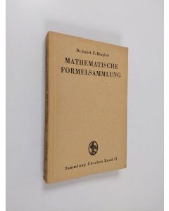 Kirjailijan F. Ringleb käytetty kirja Mathematische formelsammlung