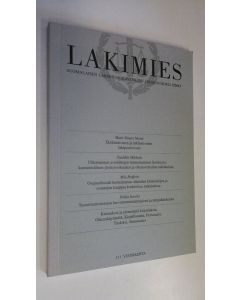 käytetty kirja Lakimies 5/2013 : Suomalaisen lakimiesyhdistyksen aikakauskirja