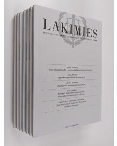 käytetty kirja Lakimies vuosikerta 2008 (8 numeroa)