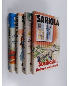 käytetty kirja Mauri Sariola-paketti (4 kirjaa) : Susikosken tulikoe ; Susikoski sulhaspoikana ; Ne viulut vasta maksoi ; Susikoski ja kolmen naisen talo