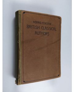 käytetty kirja British classical authors : with biographical notices
