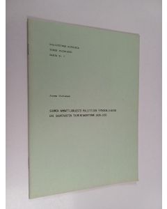 Kirjailijan Jorma Virtanen käytetty teos Suomen ammattijärjestö poliittisen työväenliikkeen eri suuntausten toimintakenttänä 1928-1930