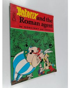 Kirjailijan Goscinny käytetty kirja Asterix and the roman agent
