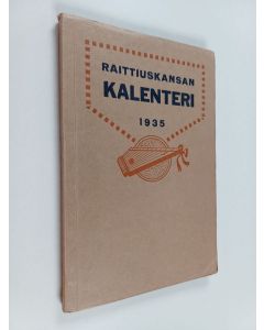 käytetty kirja Raittiuskansan kalenteri 1935
