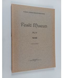Tekijän C.A. Nordman  käytetty kirja Finskt museum XLV 1938
