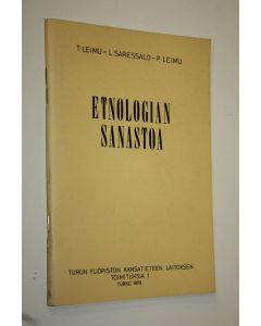 Kirjailijan Tuula Leimu käytetty teos Etnologian sanastoa