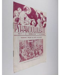 Kirjailijan T. J. Vauramo käytetty teos Pyhäkoululehti 7/1956