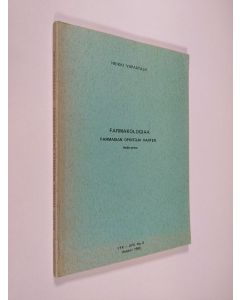 Kirjailijan H. Vapaatalo käytetty kirja Farmakologiaa farmasian opintoja varten