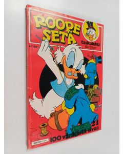Kirjailijan Walt Disney käytetty kirja Roope-setä 8/1981