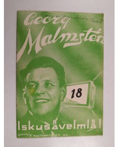 Kirjailijan Georg Malmsten käytetty teos Isku-sävelmiä : 18 vihko