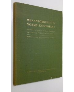 käytetty kirja Mekanförbundets Normalkontoplan : utarbetad av en inom Sveriges Mekaniska Verkstäders Förbund tillsatt kommitte