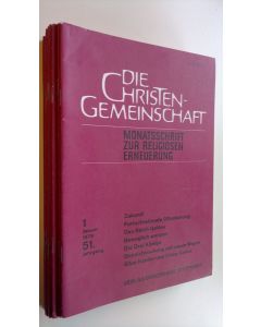 käytetty teos Die Christen-Gemeinschaft 1979 : Monatsschrift zur religiosen erneuerung  - 51. Jahrgang Nr. 1-12