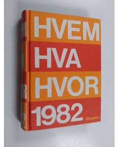 käytetty kirja Hvem Hva Hvor 1982