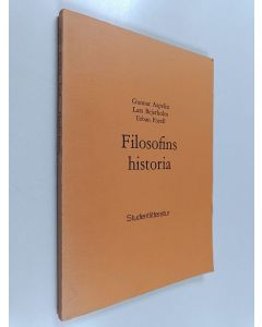 Kirjailijan Gunnar Aspelin käytetty kirja Filosofins historia