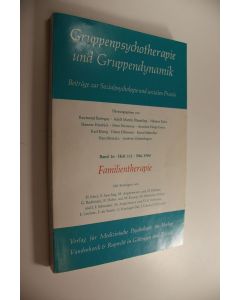 Kirjailijan Raymond Ym. Battegay käytetty kirja Gruppenpsychotherapie und gruppendynamik beiträge zur sozialpsychologie und sozialen praxis : band 16 heft 1/2 mai 1980