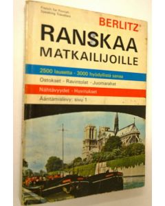 käytetty kirja Ranskaa matkailijoille