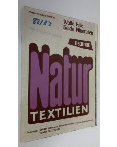 käytetty teos Naturtextilien : versandkatalog 1980/81