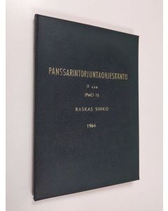 käytetty kirja Panssarintorjuntaohjesääntö :; (PstO II), Osa 2 - Raskas sinko