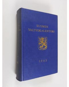 käytetty kirja Suomen valtiokalenteri 1965