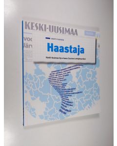 Kirjailijan Martti Puronen käytetty kirja Haastaja : Keski-Uusimaa oy:n kasvu Suomen lehtiyhtymäksi (signeerattu)