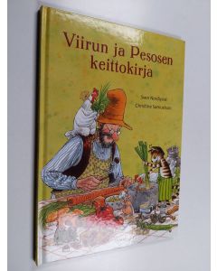 Kirjailijan Sven Nordqvist käytetty kirja Viirun ja Pesosen keittokirja