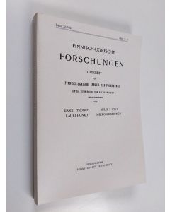 käytetty kirja Finnisch-ugrische Forschungen Band 48 Heft 2-3 : Zeitschrift für finnisch-ugrische Sprach- und Volkskunde, Band 48 Heft 2-3