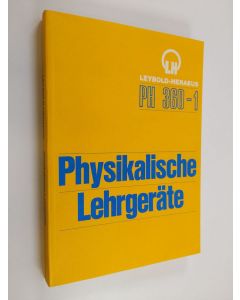 käytetty kirja Physikalische lehrgeräte