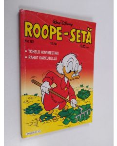 Kirjailijan Walt Disney käytetty kirja Roope-Setä N:o 182 10/1994