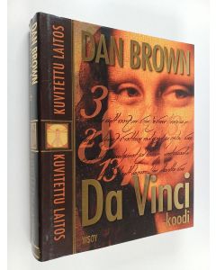 Kirjailijan Dan Brown käytetty kirja Da Vinci-koodi (kuvitettu laitos)