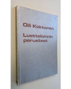 Kirjailijan Oili Kokkonen käytetty kirja Luetteloinnin perusteet