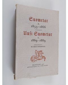 Kirjailijan Kaarlo Nieminen käytetty kirja Suometar 2, 1853-1866. Uusi Suometar 1, 1869-1889
