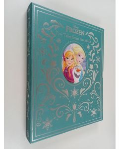 Tekijän Walt Disney  käytetty kirja Frozen - Five tales from Arendelle (Laatikossa)
