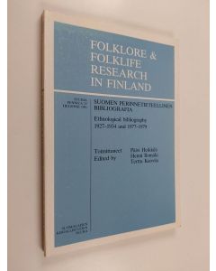 Kirjailijan Päivi Heikkilä käytetty kirja Folklore & Folklife Research in Finland - Ethnological Bibliography 1927-1934 and 1977-1979