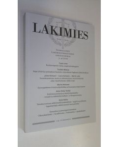 käytetty kirja Lakimies 3-4/2016 : Suomalaisen lakimiesyhdistyksen aikakauskirja