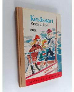Kirjailijan Kerttu Juva käytetty kirja Kesäsaari : kertomus vuodelta 1890