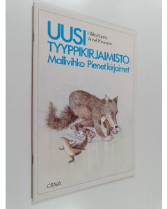 Kirjailijan Hilkka Kajarto käytetty teos Uusi tyyppikirjaimisto : Mallivihko : Pienet kirjaimet